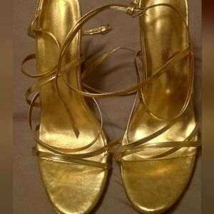 Gold heels